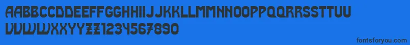 Truth Font – Black Fonts on Blue Background