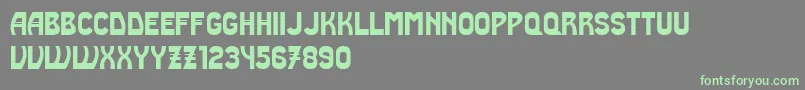 Truth Font – Green Fonts on Gray Background