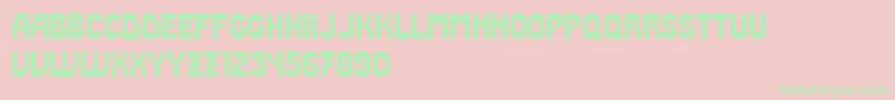 Truth Font – Green Fonts on Pink Background