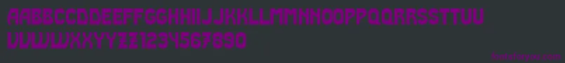 Truth Font – Purple Fonts on Black Background