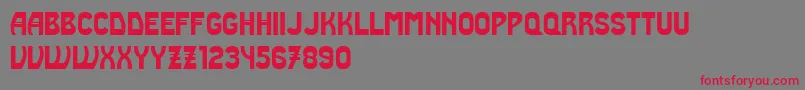 Truth Font – Red Fonts on Gray Background