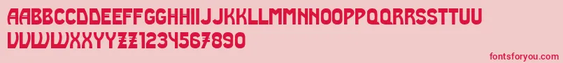 Truth Font – Red Fonts on Pink Background