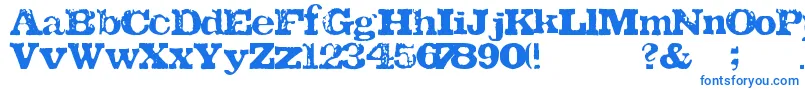 フォントTatuFont – 青いフォント
