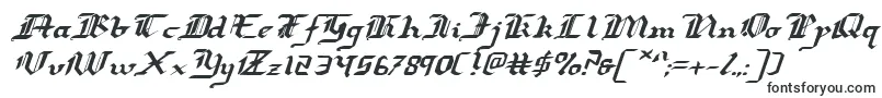 RedcoatExpandedItalic-Schriftart – Schriften für Google Chrome