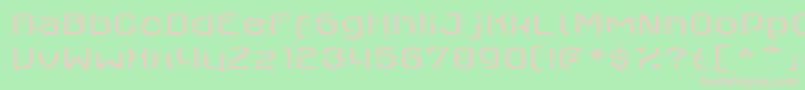 AxaxaxLight Font – Pink Fonts on Green Background