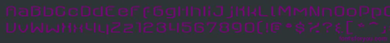 AxaxaxLight Font – Purple Fonts on Black Background