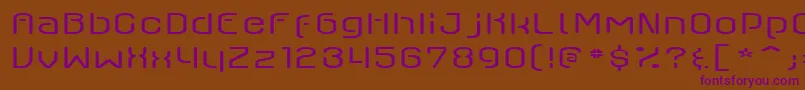 Шрифт AxaxaxLight – фиолетовые шрифты на коричневом фоне