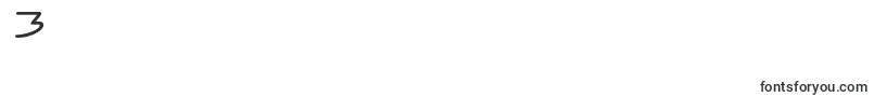 LarabiefontxtBold-Schriftart – Schriften für die Ziffer 3