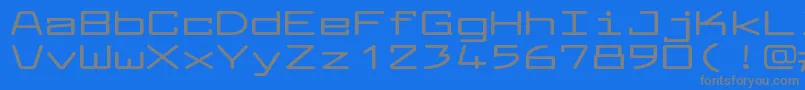 LarabiefontxtBold Font – Gray Fonts on Blue Background