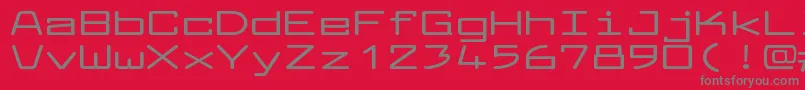 LarabiefontxtBold Font – Gray Fonts on Red Background