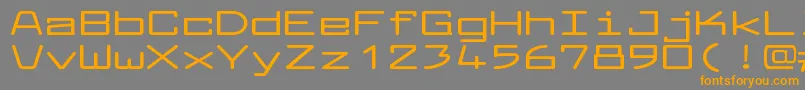 LarabiefontxtBold Font – Orange Fonts on Gray Background