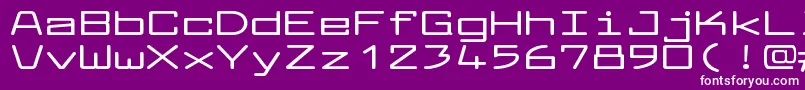 LarabiefontxtBold Font – White Fonts on Purple Background