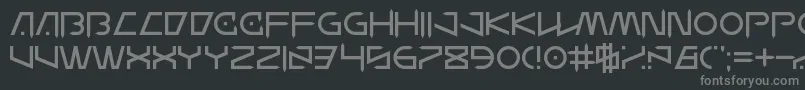 Saiba mais sobre a fonte WanderZ Fonte WanderZ – fontes cinzas em um fundo preto
