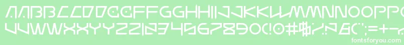 WanderZ Font – White Fonts on Green Background