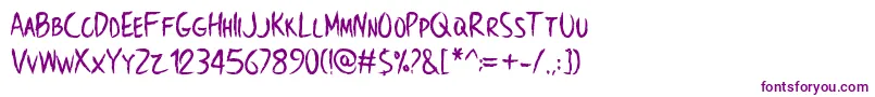 BrowncrowPersonalUseOnly Font – Purple Fonts