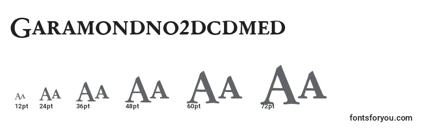 Размеры шрифта Garamondno2dcdmed