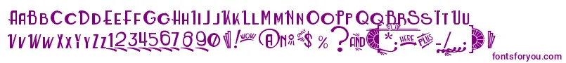 Weitere Informationen zur RoarinTwentiesCounterfeit-Schriftart RoarinTwentiesCounterfeit-Schriftart – Violette Schriften