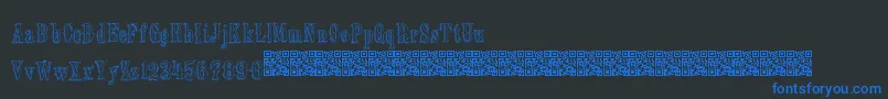 fuente Oldebarnsby – Fuentes Azules Sobre Fondo Negro