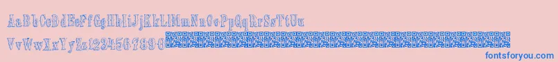 fuente Oldebarnsby – Fuentes Azules Sobre Fondo Rosa