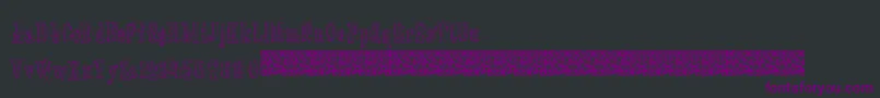 Oldebarnsby Font – Purple Fonts on Black Background