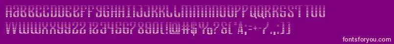 Departmenthgrad Font – Pink Fonts on Purple Background