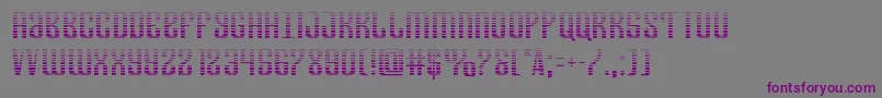 Шрифт Departmenthgrad – фиолетовые шрифты на сером фоне