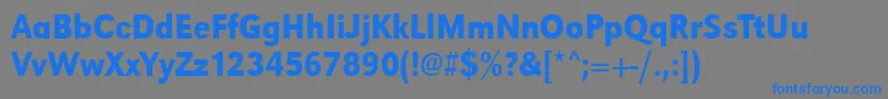 More about Urwgrotesktmedextnar Font Urwgrotesktmedextnar Font – Blue Fonts on Gray Background
