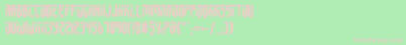 Fed2v2 Font – Pink Fonts on Green Background