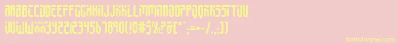 Fed2v2 Font – Yellow Fonts on Pink Background