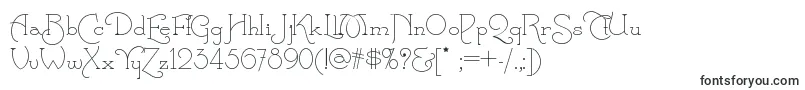 Шрифт Calamityjanenf – каллиграфические шрифты