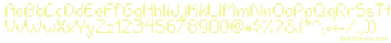 PixelateBass Font – Yellow Fonts