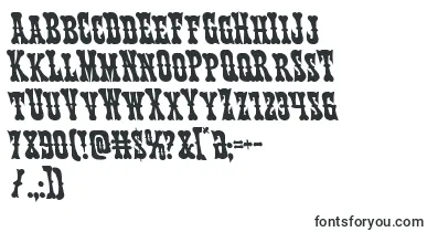 Texasrangerleft font – vintage Fonts