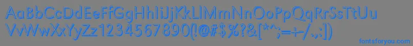 More about GroteskshXlightRegular Font GroteskshXlightRegular Font – Blue Fonts on Gray Background