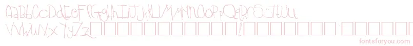 TimkinRegular-Schriftart – Rosa Schriften
