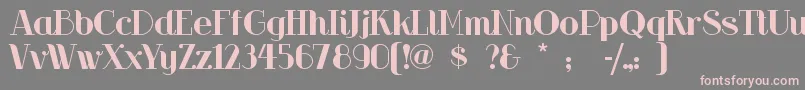 Шрифт Riotsqua – розовые шрифты на сером фоне