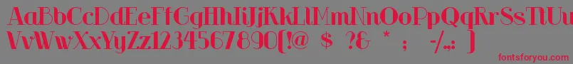 Riotsqua Font – Red Fonts on Gray Background