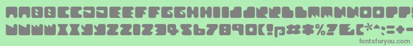 Textanr Font – Gray Fonts on Green Background