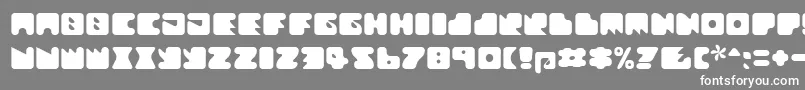 Textanr Font – White Fonts on Gray Background