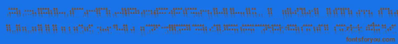 More about Edgarpiramide Font Edgarpiramide Font – Brown Fonts on Blue Background