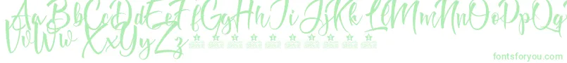 DoveOfPeaceTwoPersonalUse Font – Green Fonts