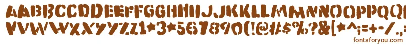 Katastrofedemo Font – Brown Fonts