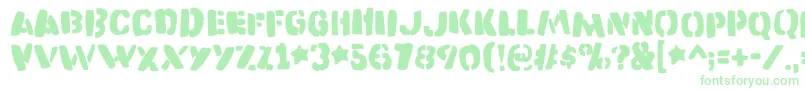 Katastrofedemo Font – Green Fonts