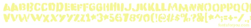 Katastrofedemo Font – Yellow Fonts