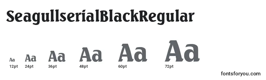 Размеры шрифта SeagullserialBlackRegular