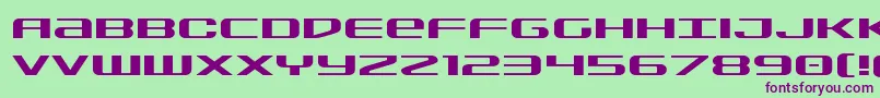 Sdfexpand Font – Purple Fonts on Green Background