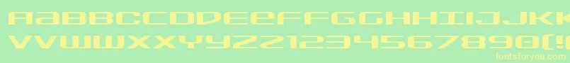 Sdfexpand Font – Yellow Fonts on Green Background