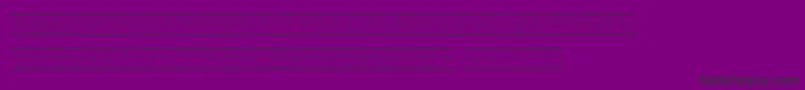 Шрифт Kgprimarydotslinednospace – чёрные шрифты на фиолетовом фоне