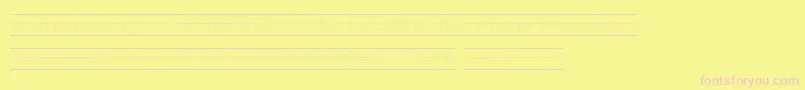 Шрифт Kgprimarydotslinednospace – розовые шрифты на жёлтом фоне