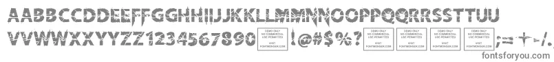 KnifefightballetRegular-Schriftart – Graue Schriften