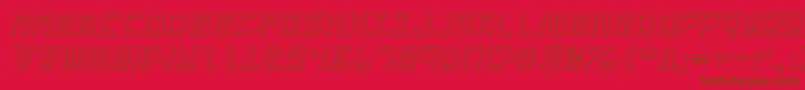 More about Droidlover3Di Font Droidlover3Di Font – Brown Fonts on Red Background